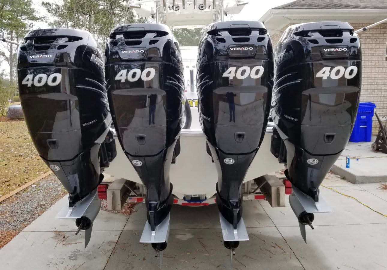 Quad Mercury Verado 400 HP